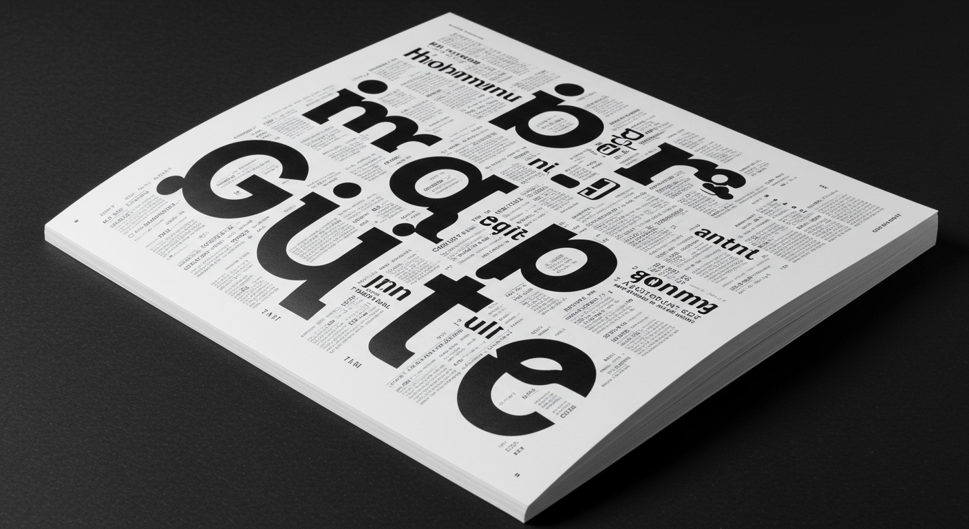 JHDD Typography Editorial