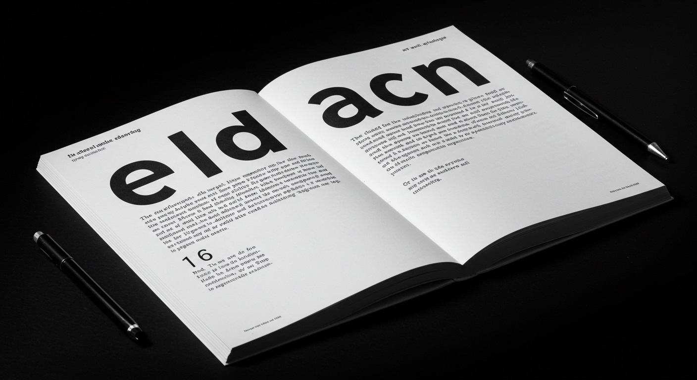 JHDD Typography Editorial