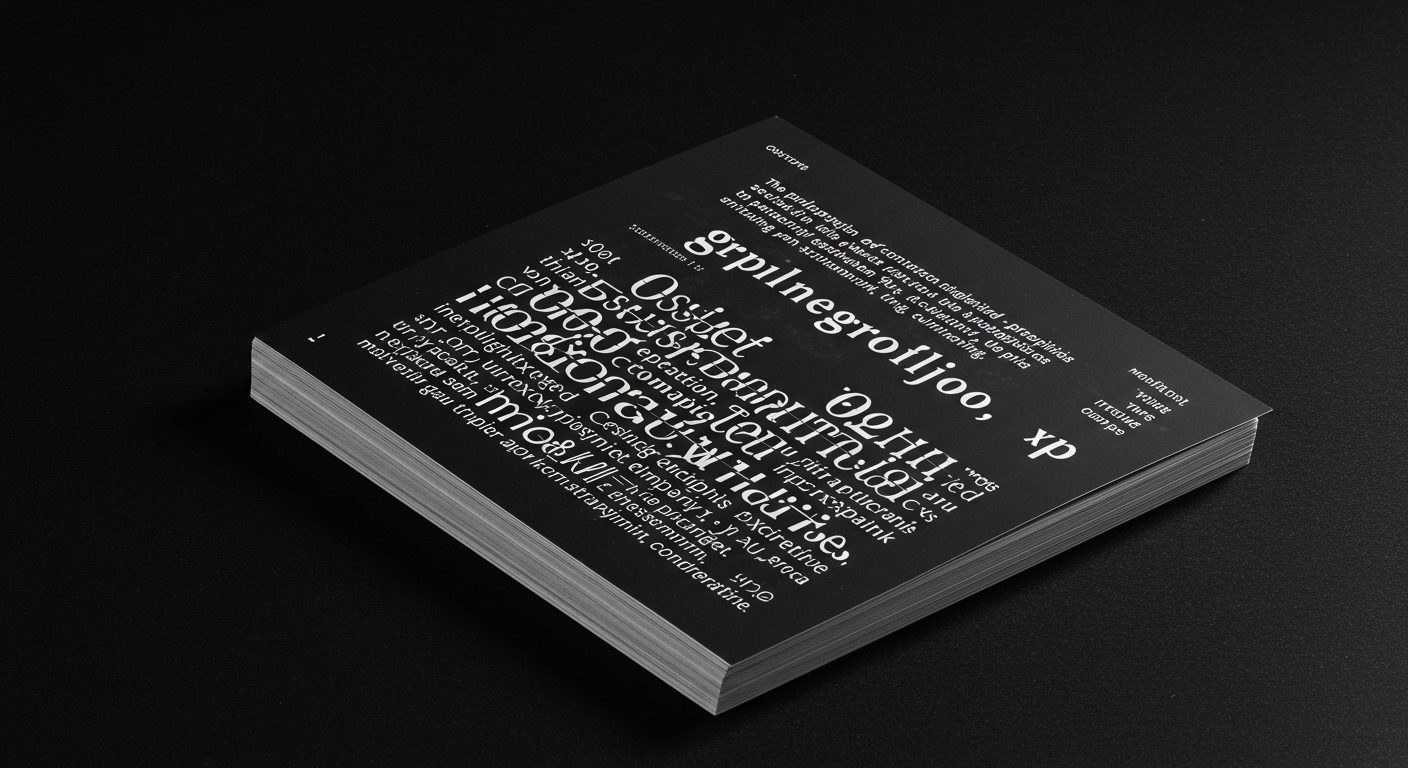 JHDD Typography Editorial