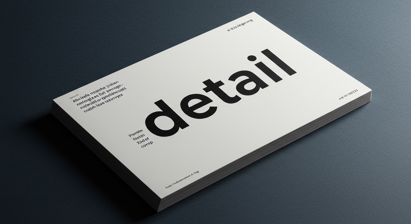 JHDD Typography Editorial