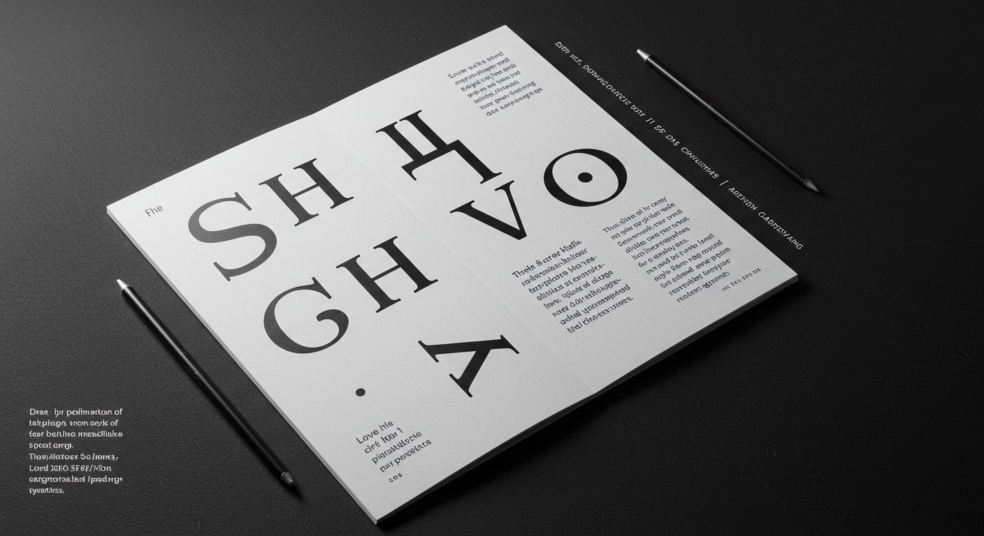 JHDD Typography Editorial
