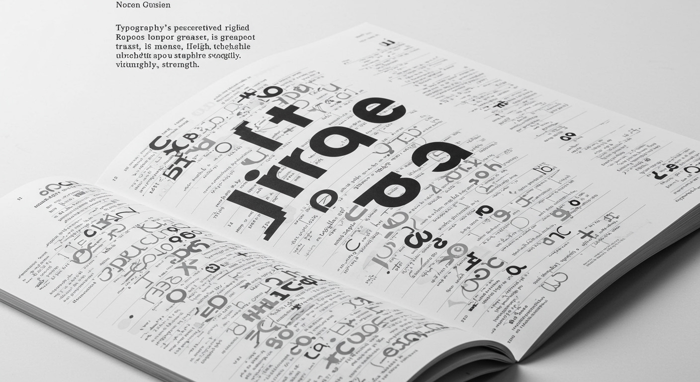 Julian Hayes Typography Editorial Image