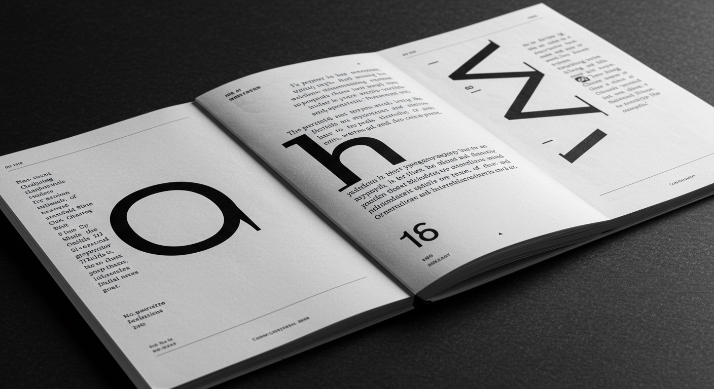 Julian Hayes Typography Editorial Image
