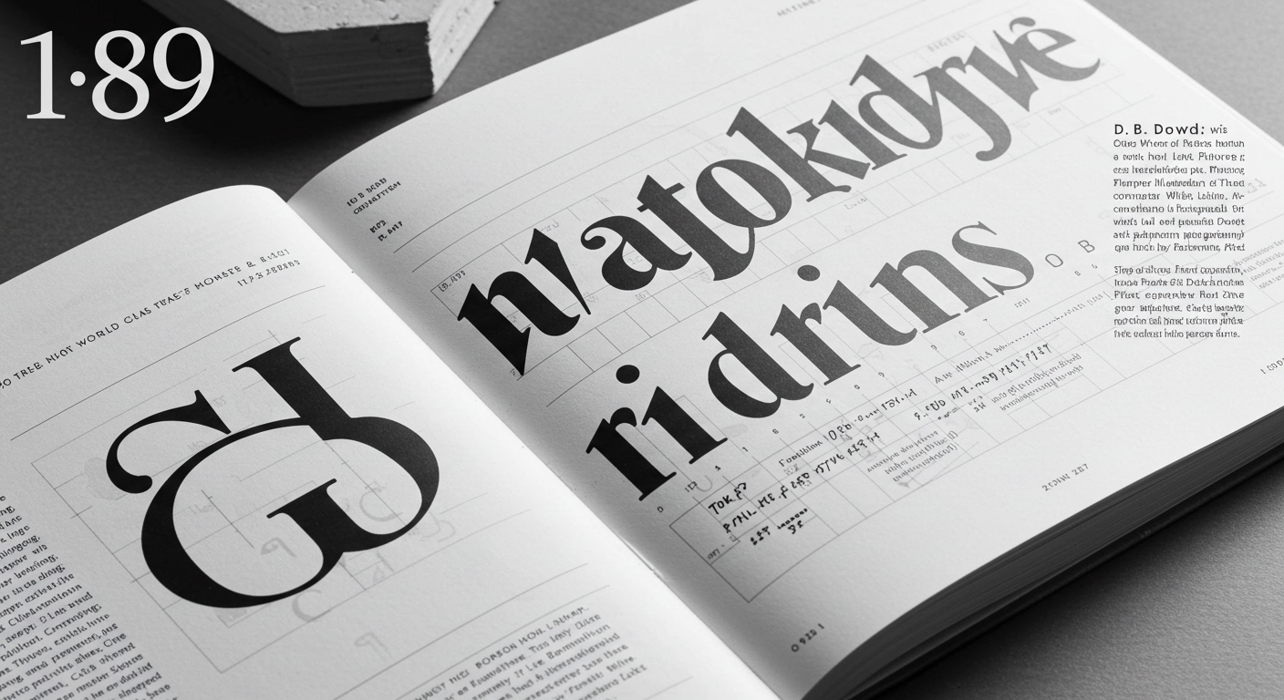 JHDD Typography Editorial